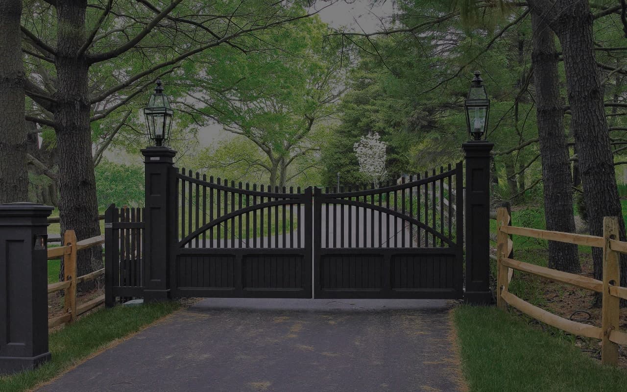 a driveway gate