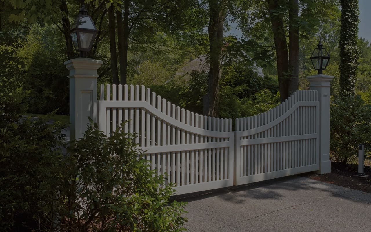 a driveway gate