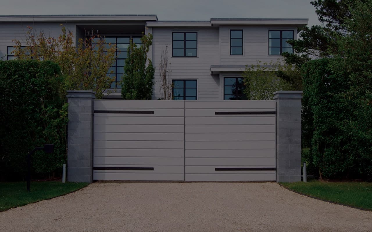 a driveway gate