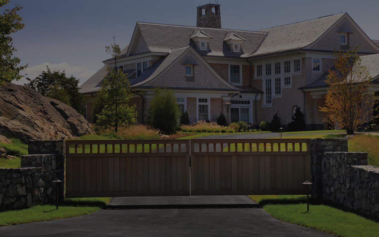a driveway gate