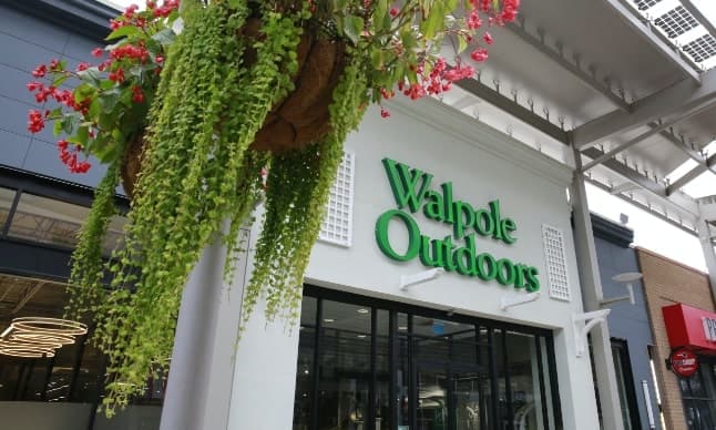 a Walpole Outdoors storefront